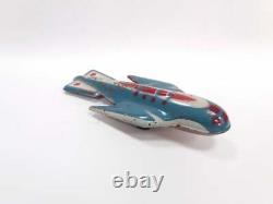 VINTAGE 60's OLD RARE FRICTION USSR SPACE TOY AIRPLANE BLUE BIRD
