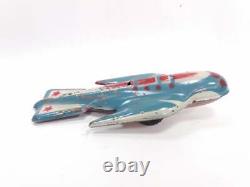 VINTAGE 60's OLD RARE FRICTION USSR SPACE TOY AIRPLANE BLUE BIRD