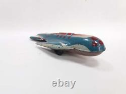 VINTAGE 60's OLD RARE FRICTION USSR SPACE TOY AIRPLANE BLUE BIRD