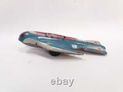 VINTAGE 60's OLD RARE FRICTION USSR SPACE TOY AIRPLANE BLUE BIRD