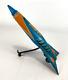 VINTAGE 60's VERY RARE SPACE FRICTION TIN TOY START USSR RUSSIAN SOVIET ROCKET