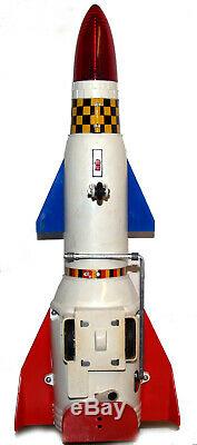 VINTAGE APOLLO MARS 3 ROCKET NOMURA JAPAN JAPAN Battery Operated Space Rocket