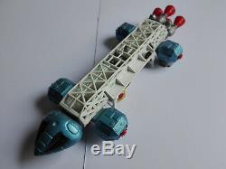 VINTAGE DINKY TOYS blue/white EAGLE FREIGHTER TRANSPORTER SPACE 1999 G. ANDERSON