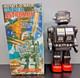 VINTAGE HORIKAWA ROTATE-O-MATIC SUPER ASTRONAUT ROBOT TIN WithBOX MADE IN JAPAN