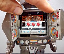 VINTAGE HORIKAWA ROTATE-O-MATIC SUPER ASTRONAUT ROBOT TIN WithBOX MADE IN JAPAN