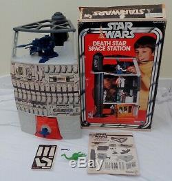 VINTAGE KENNER STAR WARS 1978 DEATH STAR SPACE STATION PLAYSET COMPLETE withBOX