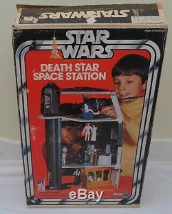 VINTAGE KENNER STAR WARS 1978 DEATH STAR SPACE STATION PLAYSET COMPLETE withBOX