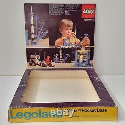 VINTAGE LEGO SPACE 483 ALPHA-1 ROCKET BASE 100% with VG BOX & MANUALS EUC