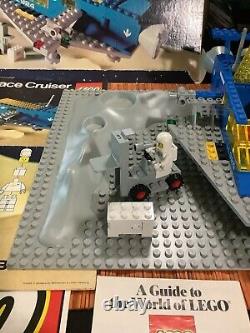 VINTAGE LEGO SPACE 487 924 SPACE CRUISER 100% COMPLETE w BOX MANUALS FIGS & EUC