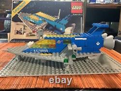 VINTAGE LEGO SPACE 487 924 SPACE CRUISER 100% COMPLETE w BOX MANUALS FIGS & EUC