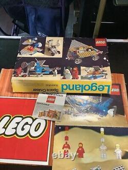 VINTAGE LEGO SPACE 487 924 SPACE CRUISER 100% COMPLETE w BOX MANUALS FIGS & EUC