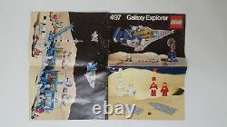 VINTAGE LEGO SPACE 497 928 GALAXY EXPLORER 100% COMPLETE w MANUAL & INSERT EUC