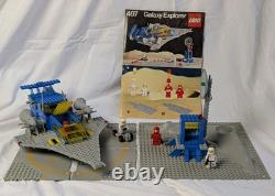VINTAGE LEGO SPACE 497 GALAXY EXPLORER with Instructions Damaged Baseplate 90%+