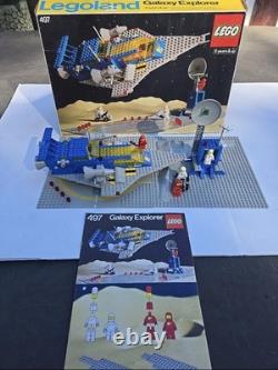 VINTAGE LEGO SPACE 497 GALAXY EXPLORER withBOX TRAY & MANUAL RARE