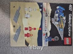 VINTAGE LEGO SPACE 497 GALAXY EXPLORER withBOX TRAY & MANUAL RARE