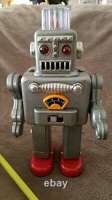 VINTAGE LINEMAR SMOKING SPACE ROBOT JAPAN WORKING WithSMOKE