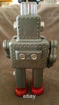 VINTAGE LINEMAR SMOKING SPACE ROBOT JAPAN WORKING WithSMOKE