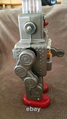 VINTAGE LINEMAR SMOKING SPACE ROBOT JAPAN WORKING WithSMOKE