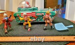 VINTAGE MODERN TOYS MASUDAYA TN tin SPACE TANK Japan and ajax archer spacemen