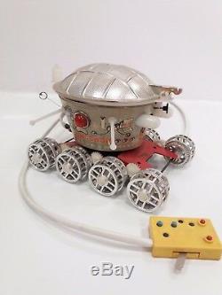 VINTAGE OLD VERY RARE SOVIET USSR SPACE TOY MOONROVER 1960's REMOTE CONTROL
