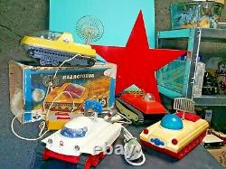 VINTAGE OMEGA SPACE CAR UTOPIAN PLANET EXPLORER MOONROVER TOY WEIMAR DDR GDR 1st