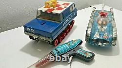 VINTAGE OMEGA SPACE CAR UTOPIAN PLANET EXPLORER MOONROVER TOY WEIMAR DDR GDR 1st