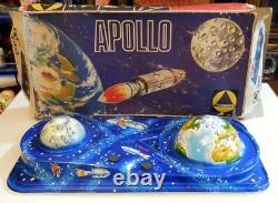 VINTAGE PLASTIC TOY TECHNOFIX APOLLO GERMANY SPACE AGE 1960s BOXED