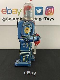 VINTAGE RARE Daiya Space Conqueror Man of Tomorrow Astronaut Robot Tin 1960s