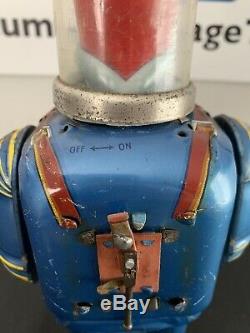 VINTAGE RARE Daiya Space Conqueror Man of Tomorrow Astronaut Robot Tin 1960s