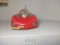 VINTAGE RARE USSR SPACE ROCKET CAR TOY LUNOKHOD LUNOCHOD 1970s BATTERY OPERATED