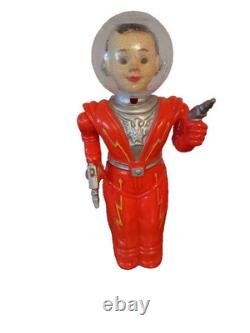 VINTAGE ROBOT IRWIN TOY Man From Mars Wind up 1952 SPACE TOY