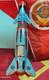 VINTAGE ROCKET COSMOS 189 FRICTION TOY 60s SPACESHIP ROMANIA AGATEX SOVIET ERA