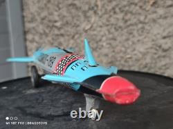 VINTAGE ROCKET COSMOS 189 FRICTION TOY 60s SPACESHIP ROMANIA AGATEX SOVIET ERA