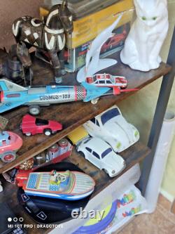 VINTAGE ROCKET COSMOS 189 FRICTION TOY 60s SPACESHIP ROMANIA AGATEX SOVIET ERA