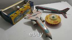 VINTAGE ROCKET COSMOS 189 FRICTION TOY 60s SPACESHIP ROMANIA AGATEX SOVIET ERA