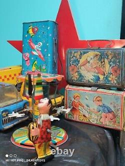 VINTAGE ROCKET COSMOS 189 FRICTION TOY 60s SPACESHIP ROMANIA AGATEX SOVIET ERA