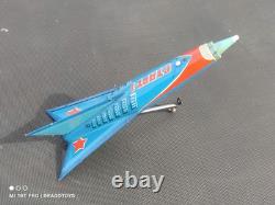 VINTAGE ROCKET START-1 SPACE FRICTION TOY 60s RISE UP LIFT SOVIET ERA USSR CCCP