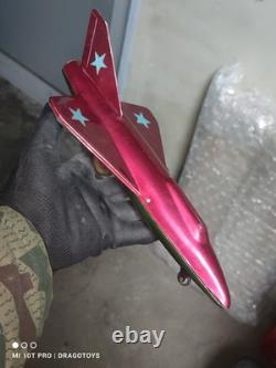 VINTAGE ROCKET START-1 SPACE FRICTION TOY 60s RISE UP LIFT SOVIET ERA USSR CCCP