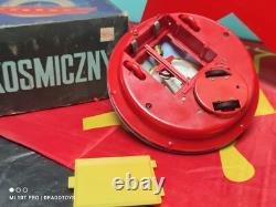 VINTAGE SPACE SAUCER TOY'METEOR' 1970s BATT. OPERATED IN BOX POLAND 1ST EDITION