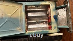 VINTAGE SPACE TANK SPACE TOY TIN LITHO IN ORIGINAL BOX 1960s