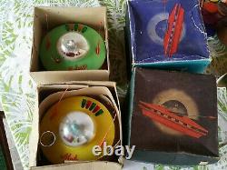 VINTAGE SPACE TOY SAUCER METEOR 70s BATTERY OPERATED POLAND PALARD WORKS