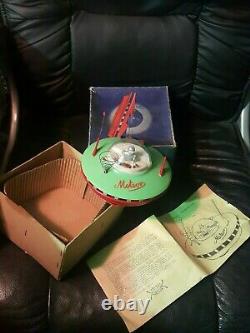 VINTAGE SPACE TOY SAUCER METEOR 70s BATTERY OPERATED POLAND PALARD WORKS