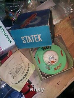 VINTAGE SPACE TOY SAUCER METEOR 70s BATTERY OPERATED POLAND PALARD WORKS