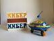 VINTAGE SPACE TOY UFO WIND UP SAUCER MOONROVER WALKER SOVIET USSR RUSSIA Works
