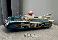 VINTAGE Space Tin Toy Holdauto Action Toy Full Set Original Box