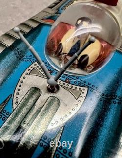 VINTAGE Space Tin Toy Holdauto Action Toy Full Set Original Box