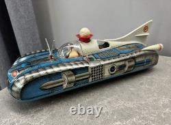 VINTAGE Space Tin Toy Holdauto Action Toy Full Set Original Box
