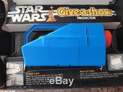 VINTAGE Star Wars Give-A-Show Projector w Box Complete Kenner 1977WORKS