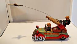 VINTAGE TIN MARUSAN FRICTION ROCKET RANGER TRUCK 1950's JAPAN