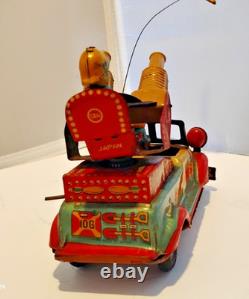 VINTAGE TIN MARUSAN FRICTION ROCKET RANGER TRUCK 1950's JAPAN
